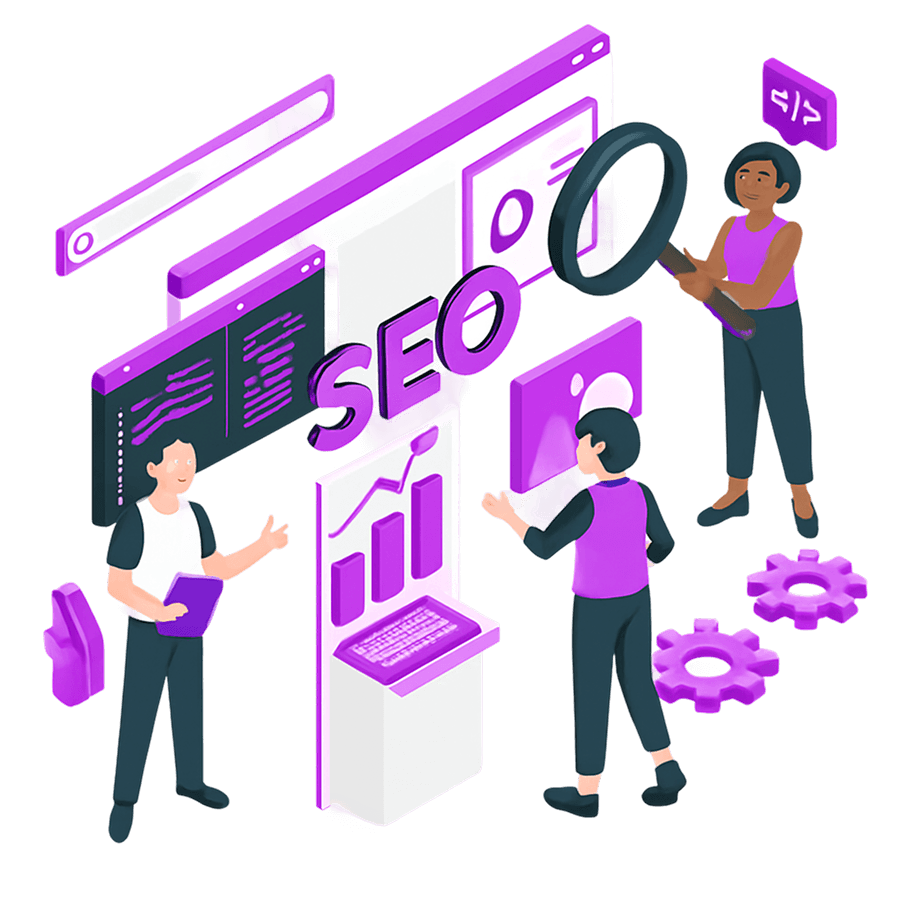 AI SEO Illustration